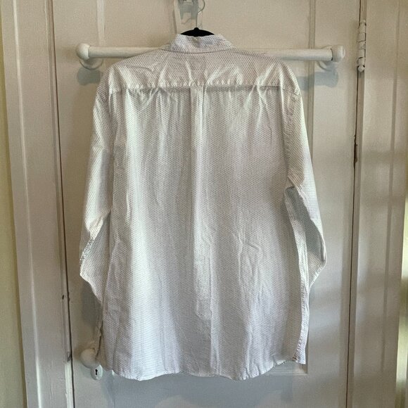 Men's Dockers LS Poplin Print Dots Button Up Shirt | Size L | NWT - Picture 2 of 5